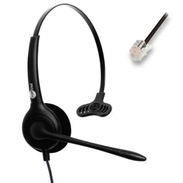 Imagem de Headset Top Use Rj9 Fp-360 Monoauricular, Premium, Para Telefones Ip, Posição 01 Invertida