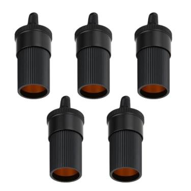 Imagem de YINETTECH Soquete de isqueiro de carro de 12 V de 5 peças adequado para carros, motocicletas, trailers