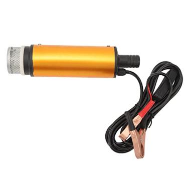 Imagem de Bomba de água submergível elétrica de aço inoxidável poderosa transferência água do óleo com filtro 12L fluxo 2m elevador 8500R para o equipamento do reabastecimento operação (24V)