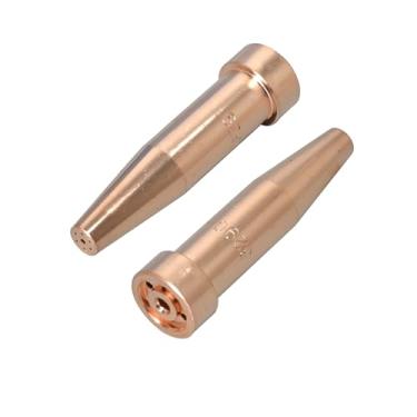 Imagem de RIVERWELD Pontas de corte de acetileno 6290 tamanho 3 e 6290-3 para maçarico de cortador de oxigênio e oxigênio feito de cobre PK2