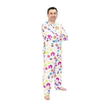 Imagem de Pijama Masculino Longo Divertido Alegria - Alegria de Montar, M