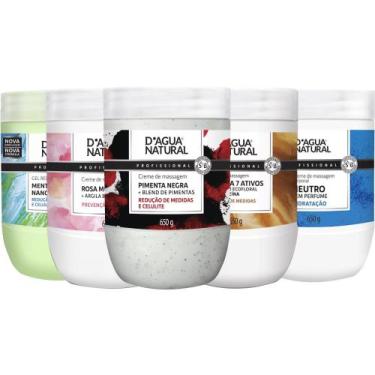 Imagem de Kit corporal massoterapia redução de medidas dagua natural - D'agua Na