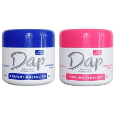Imagem de Kit 2 Desodorante S/Perfume/Suave/Masculino/Feminino DAP 55g,  MASCULI