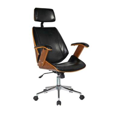 Imagem de Cadeira de Escritório Lisboa - Preta - rivatti