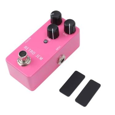 Imagem de Mini Efeito da guitarra elétrica Pedal Retro JCM Distorção True Bypass de alumínio Pedal de guitarra portátil para performances de estúdio de palco