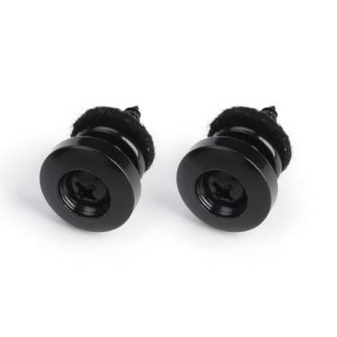 Imagem de JHTSOLE Locking Guitar Strap Buttons,Metal Guitar Strap Pinos com Parafusos para Baixo Acústico Elétrico,Travas de Correia de Guitarra Seguras para Evitar Quedas,Ajuste Universal