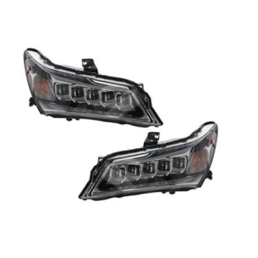 Imagem de Lâmpada esquerda direita LED luz diurna frontal LED conjunto de farol lâmpada de canto ampla compatível com acessórios de carro MDX 2014-2016 (direita)