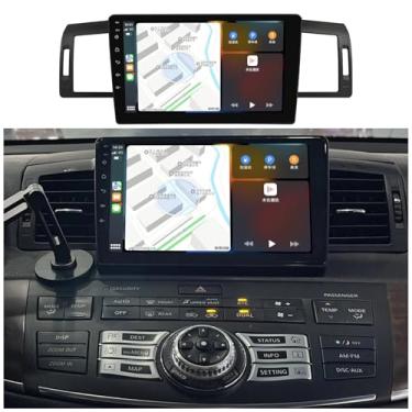 Imagem de Tela sensível ao toque de rádio automotivo Android de 12,3 polegadas para Infiniti M Sedan Q70 2010-2018 128 GB suporta CD, SWC, DSP, 4G Navegação CarPlay (9 polegadas para M35/M45 (2005-2010))