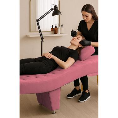 Imagem de Maca De Maquiagem E Estética Cadeira Alicia Rosa