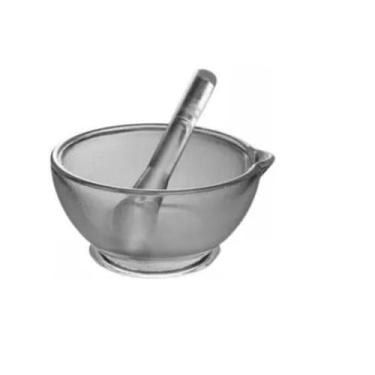 Imagem de Gral (Almofariz) De Vidro Com Pistilo 250Ml - Rplabor