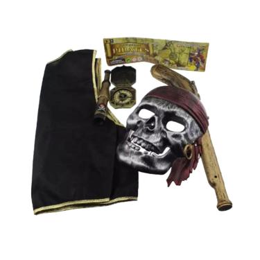 Imagem de Fantasia Pirata Infantil C/ 5 Peças Carnaval Festas