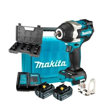 Imagem de Chave Impacto 1/2 Bateria 18V Lxt Makita Dtw700Z + Kit 2