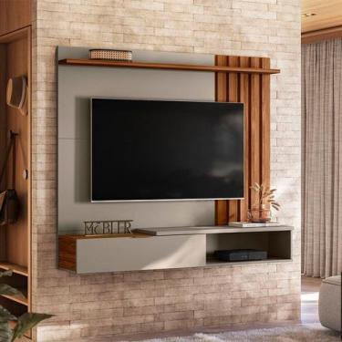 Imagem de Painel Ripado para Tv 65 Polegadas Suspenso Home Vegas - Mobler