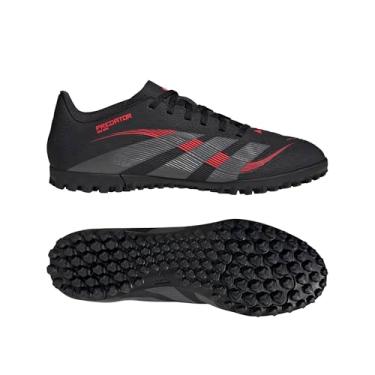 Imagem de Chuteira Adidas Society Predator Club TF Preto e Vermelho - Masculino - 44 - Preto