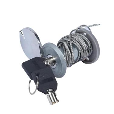 Imagem de predolo Trava de emergência para porta de garagem, trava de cabo de aço, fácil de instalar, manual, liga de zinco premium, peças de reposição de alto, Style B