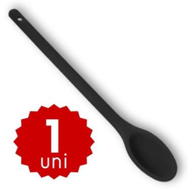 Imagem de Kit de Colher de Silicone para Refogar 30cm Cabo Longo Não Derrete Sup