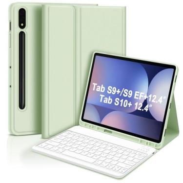 Imagem de Capa de teclado GOKOCO para Samsung Galaxy Tab S10+/ S9+ 12.4"