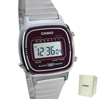 Imagem de Relógio Casio Vintage Digital Fashion Feminino LA670WA4DF, Prata