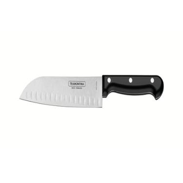 Imagem de Faca Santoku Inox 7 Ultracorte Preto Tramontina
