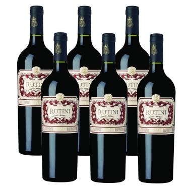 Imagem de Kit 06 Unidades Vinho Rutini Cabernet - Malbec 750ml