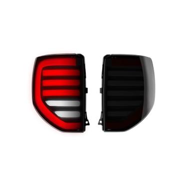 Imagem de LitMiRaCle Luzes traseiras de LED compatíveis com Ford Bronco Sport 2021-2024, acessórios de montagem de lanternas traseiras fumê substituem # M1PZ-13404-A, M1PZ-13405-A, lado do motorista e do