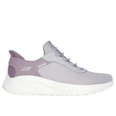 Imagem de Skechers Tênis feminino sem cadarço Bobs Squad Chaos-in Color, Lav., 42