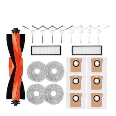 Imagem de Compatible With XM Robot Vacuum X20+/X20 Plus Parts Accessories Main Side Brush Hepa Filter Mop Cloth Dust Bag Replacement(21pcs)