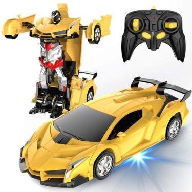 Imagem de Carro de controle remoto Desuccus Transform Robot 1:18 Scale Kids
