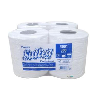 Imagem de Papel Higiênico Rolo Folha Simples 300 m 100% Cel.V. SULLEG