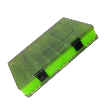 Imagem de Estojo Organizador P/ Iscas Artificiais Duplo 2 Lados Cor Verde