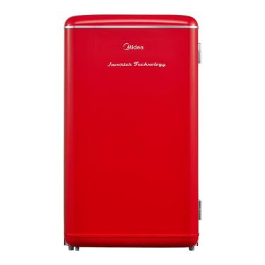 Imagem de Frigobar Retrô Vermelho 93L Inverter Midea MDRD142RTD323 Bivolt
