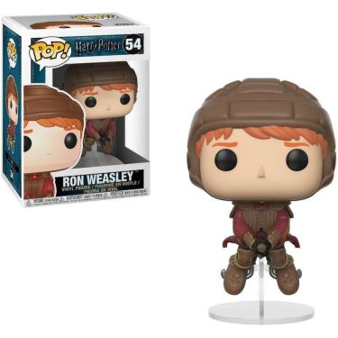 Imagem de Funko Pop Harry Potter 54 Ron Weasley On Broom
