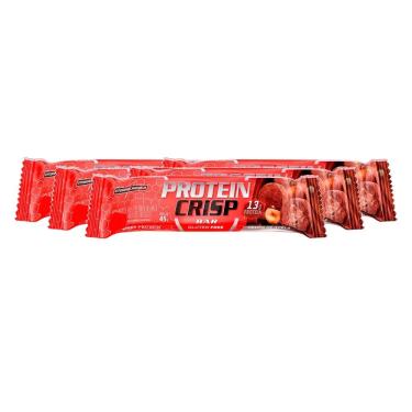 Imagem de Kit 5 Barra de Proteína Protein Crisp Bar Sabor Trufa de Avelã 45g