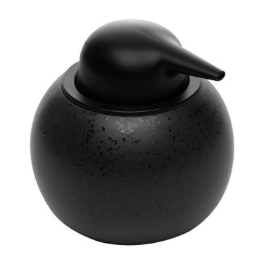 Imagem de Porta Sabonete Líquido de Cerâmica Granada 350ml Preto - Wol