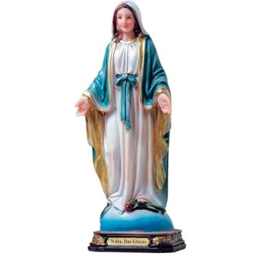 Imagem de Sacro, Imagem Nossa Senhora Das Graças 30cm Resina Importada