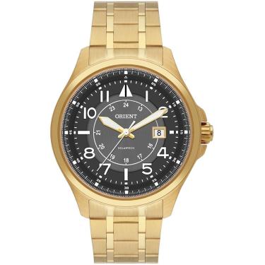 Imagem de Relógio Orient Masculino Ref: Mgss1296 P2kx Casual Solar Dourado