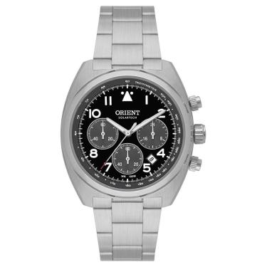 Imagem de Relógio Orient Masculino Ref: Mbssc297 P2sx Solar Cronógrafo Prateado