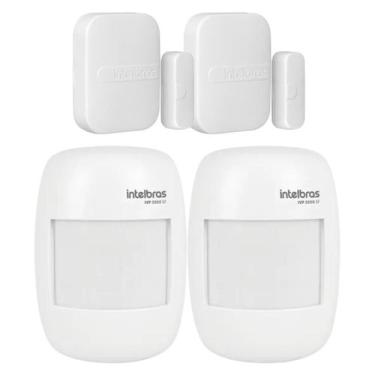 Imagem de Kit 4 Sensores Sem Fio Intelbras Magnético E Infravermelho