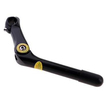 Imagem de Prettyia Haste de turismo de liga de alumínio para bicicleta com ângulo ajustável para guidão de 25,4 mm e 110 mm, 22,2 mm/25,4 mm de diâmetro e pena de 180 mm de comprimento – conforme descrito, preto 25,4 mm