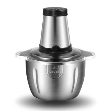 Imagem de Multiprocessador Triturador Processador de Alimentos Elétrico, 2 litros, Aço Inox 400W, 127V ou 220V, Multiuso para Carnes e Legumes (220V)