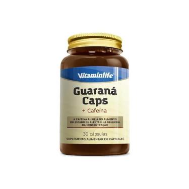 Imagem de Guaraná + Cafeína 30 Cápsulas Vitaminlife-Unissex