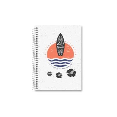 Imagem de Caderno 1/4 160 Folhas Espiral Capa Dura Slim, Papel offset, (14x20 cm), Sortido, Romitec