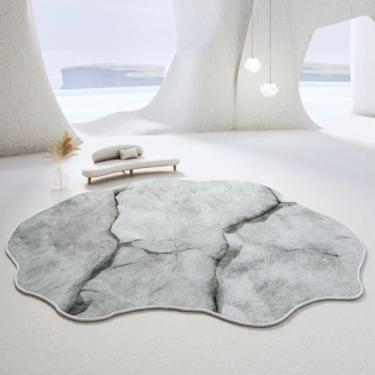 Imagem de Tapete de decoração de quarto de luxo, carpete grande para sala de estar, lavável, macio, antiderrapante (200x300 cm/C)