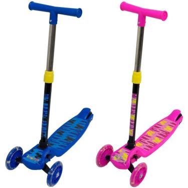 Imagem de Patinete Infantil 3 Rodas em Pvc Freio Dobrável Masculino Feminino Menino Menina Importway Bw-283