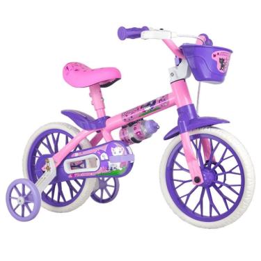 Imagem de Bicicleta Infantil Rodinha Aro 12 Feminina Cat Selim Macio-Unissex
