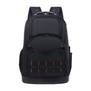 Imagem de Bothyi Mochila multifuncional para ferramentas, acessório para transporte de ferramentas, mochila portátil prática para serviços pesados, bolsa para