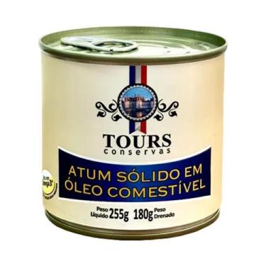 Imagem de Atum Sólido em Óleo Comestível Tours 255g