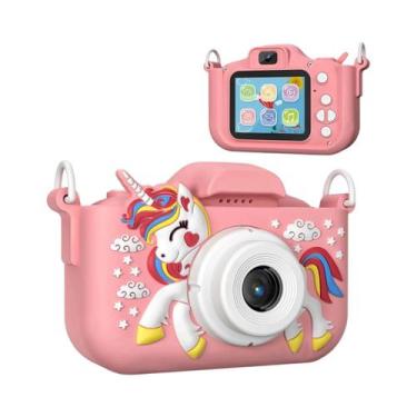Imagem de Câmera Digital Infantil 1080P HD Com Tela De 2.0 Polegadas, Câmera Par
