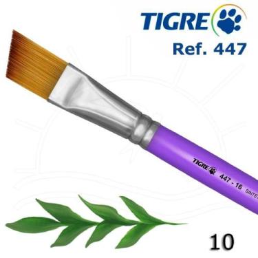 Imagem de Pincel Tigre 447 - Chanfrado Sintético Mesclado, 10