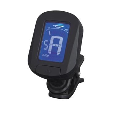 Imagem de Afinador Cromático Queen’s Clip LCD para Violão, Guitarra, Baixo, Ukulele e Violino – 360° – Alta Precisão